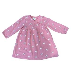 Hatley Toddler Girls Pink horse dress 2T